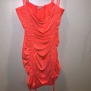 Coral Neon Dress